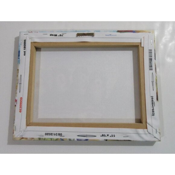 Beach of Bernedoodles Dog Canvas Wall Art Home Decor 11x14 - Picture 4 of 4